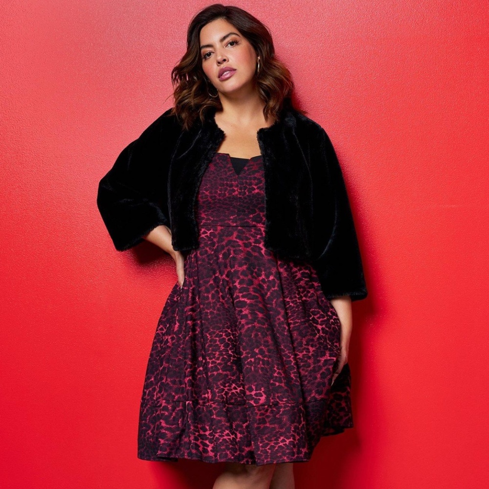 NWT Torrid X Betsey Johnson Leopard Mini BabyDoll Dress